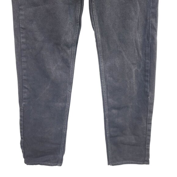 Levis 505 Mens Straight Leg Jeans W34 L34 Black Denim - Picture 4 of 11